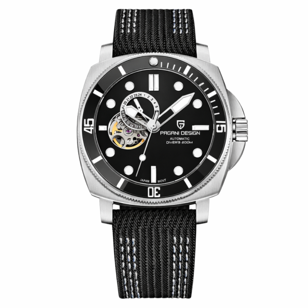 Чоловічий годинник Pagani Design PD-1736 Silver-Black фото 1