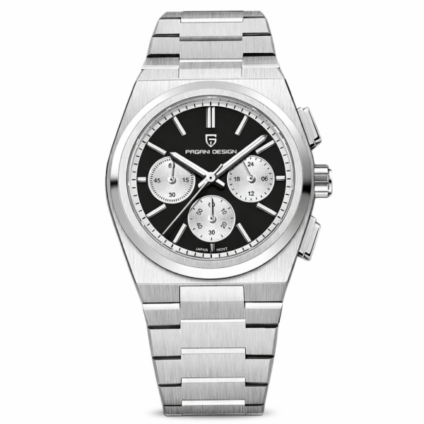 Мужские часы Pagani Design PD-1761 Silver-Black фото 1