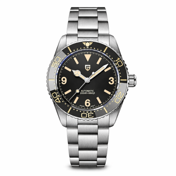 Чоловічий годинник Pagani Design PD-1755 Silver-Black фото 1