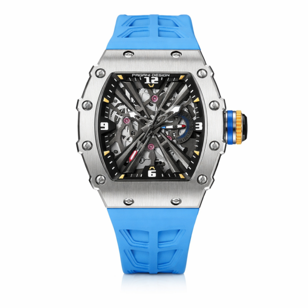 Чоловічий годинник Pagani Design PD-1738 Silver-Blue фото 1
