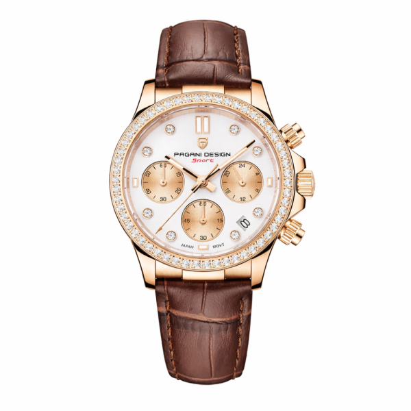 Женские часы Pagani Design PD-1730 Gold-Brown фото 1