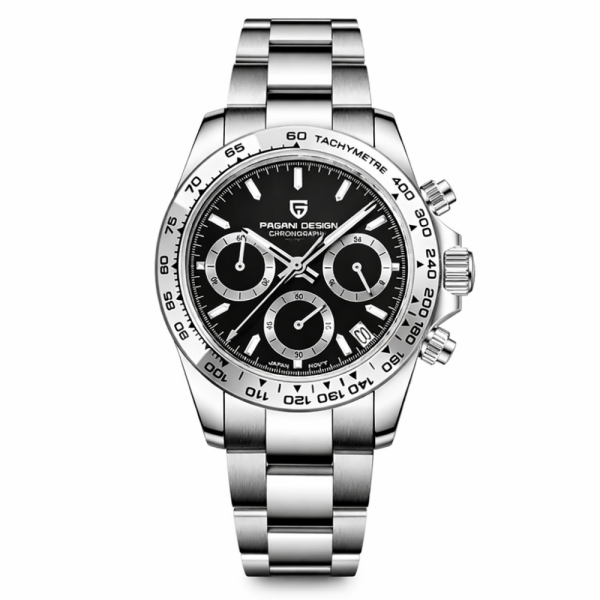 Мужские часы Pagani Design PD-1727 Silver-Black фото 1