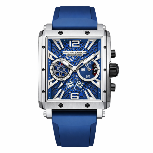 Чоловічий годинник Pagani Design PD-1725 Silver-Blue фото 1