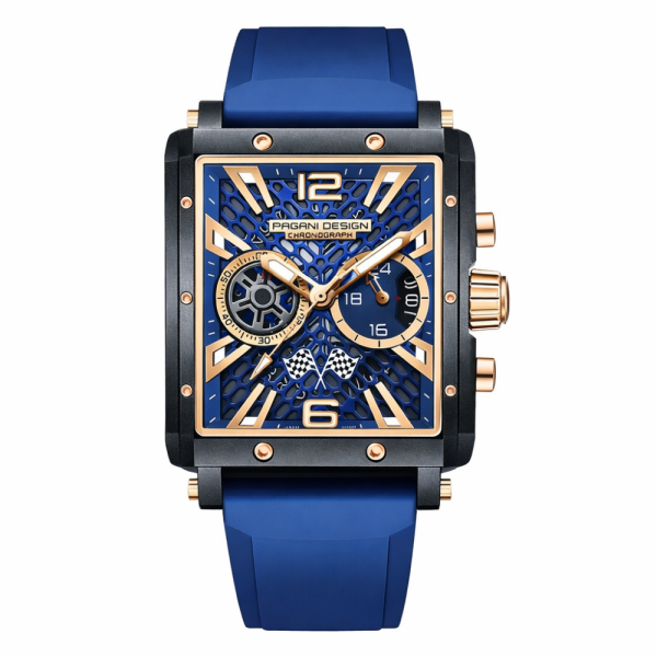 Мужские часы Pagani Design PD-1725 Black-Blue фото 1