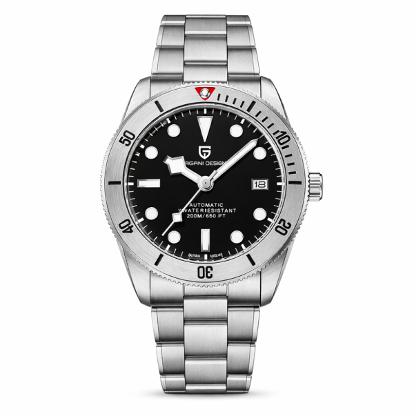 Мужские часы Pagani Design PD-1709 Silver-Black фото 1