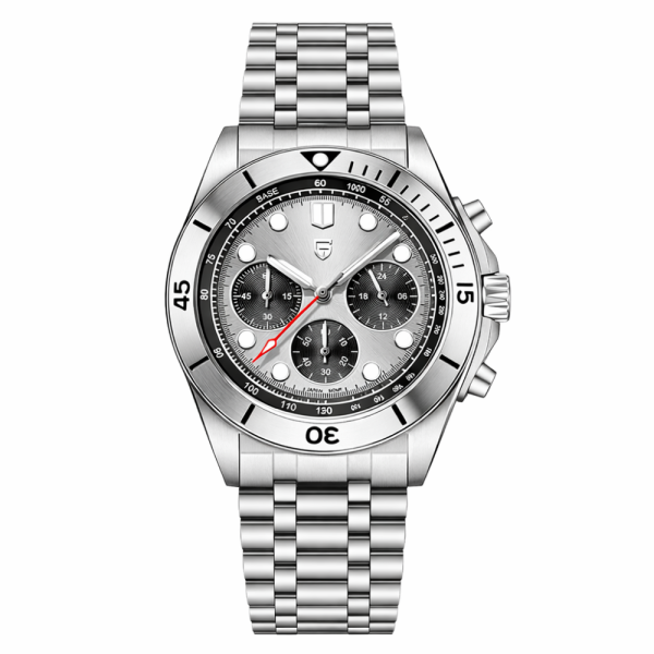 Мужские часы Pagani Design PD-1705-1 Silver-Silver Steel фото 1