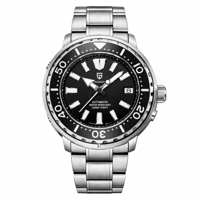 Pagani Design PD-1695 Silver-Black Steel