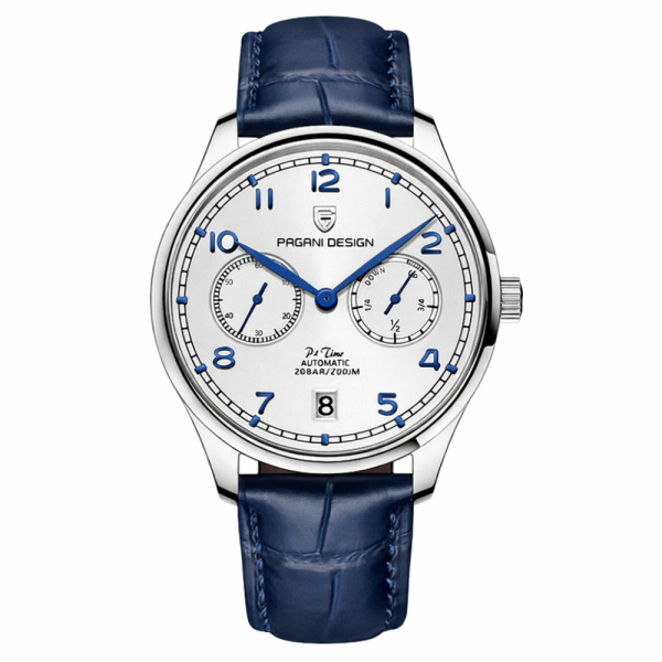 Мужские часы Pagani Design PD-1772 Silver-Silver-Blue фото 1
