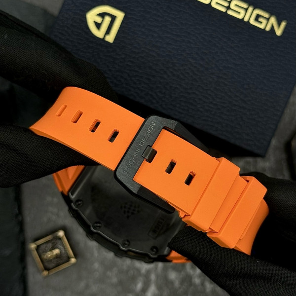 Чоловічий годинник Pagani Design PD-1738 Black-Orange фото 9