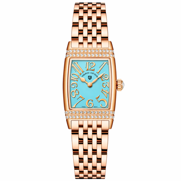 Женские часы Pagani Design PD-1737 RoseGold-Blue фото 1