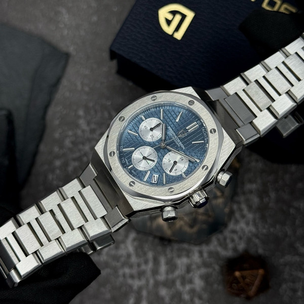 Чоловічий годинник Pagani Design PD-1707 Silver-Blue фото 6