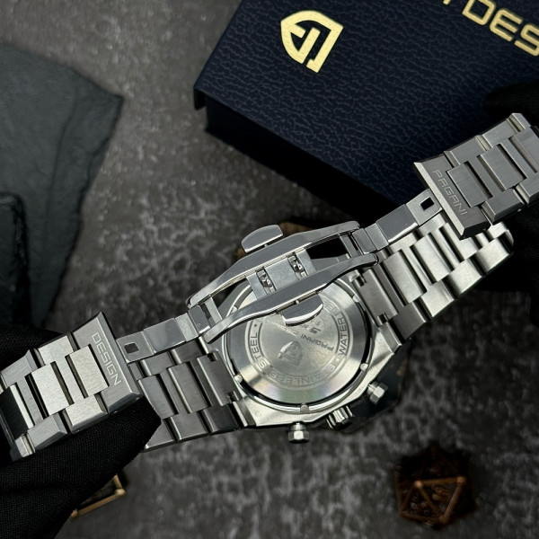 Чоловічий годинник Pagani Design PD-1707 Silver-Blue фото 8