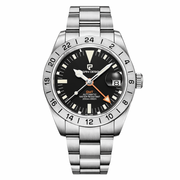 Мужские часы Pagani Design PD-1693 Silver-Black-Orange фото 1