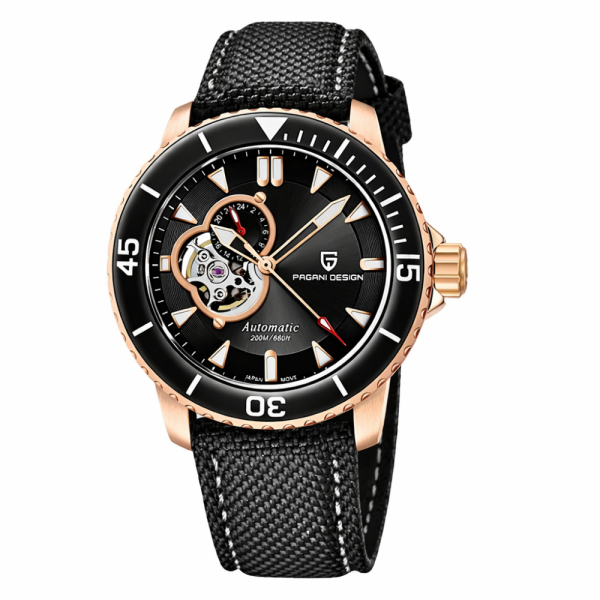 Чоловічий годинник Pagani Design PD-1674 Gold-Black фото 1