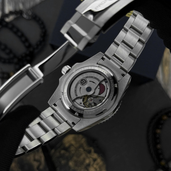 Мужские часы Pagani Design PD-1662 Silver-Black-Red фото 9