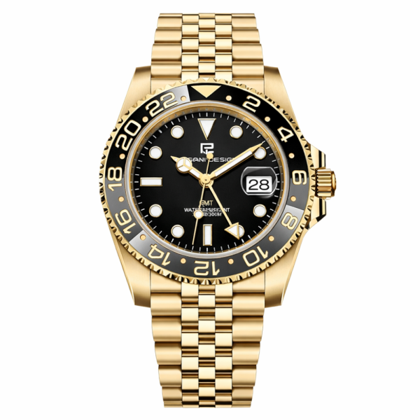 Чоловічий годинник Pagani Design PD-1662 All Gold фото 1