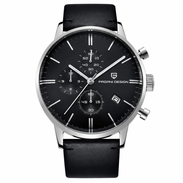 Чоловічий годинник Pagani Design PD-2720 Silver-Black-Black фото 1