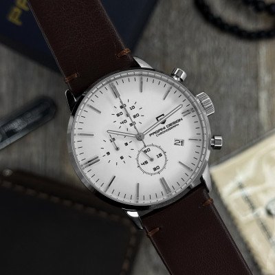 Pagani Design PD-2720 Silver-White--Brown