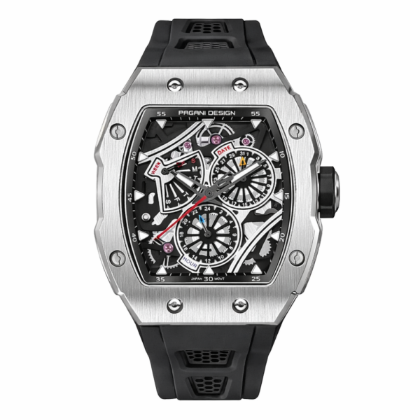 Чоловічий годинник Pagani Design PD-YS012 Silver-Black фото 1