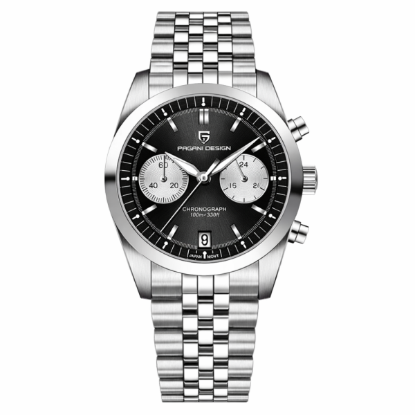 Мужские часы Pagani Design PD-1775 Silver-Black фото 1