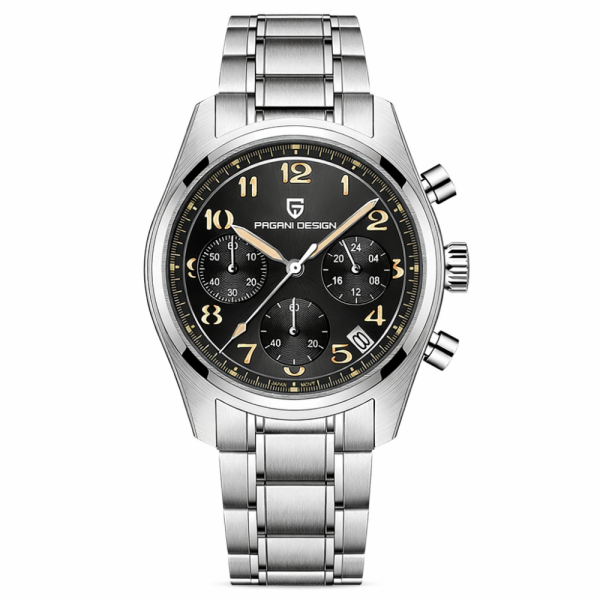 Мужские часы Pagani Design PD-1773 Silver-Black фото 1
