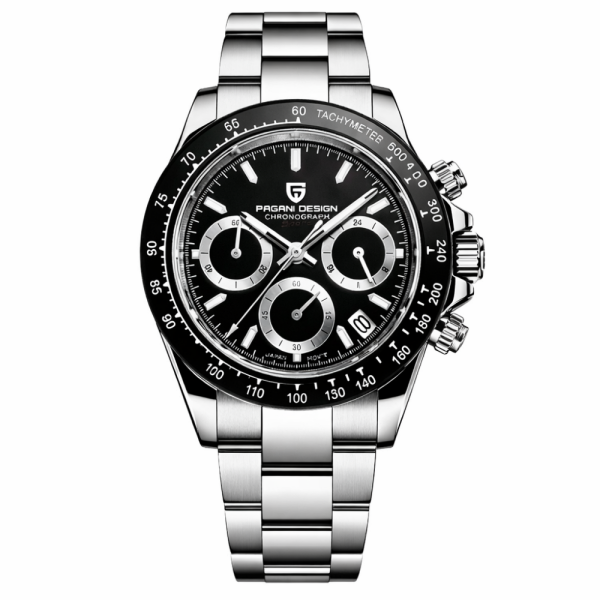 Чоловічий годинник Pagani Design PD-1644 Silver-Black фото 1