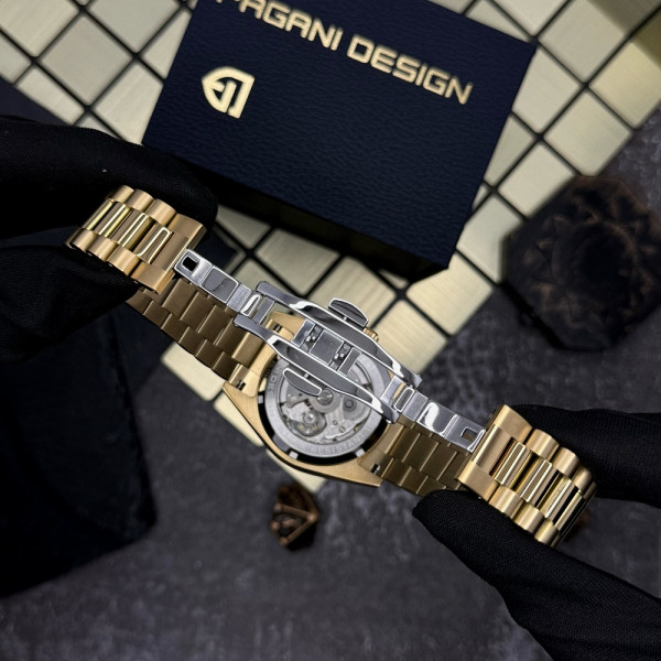Чоловічий годинник Pagani Design PD-1783 Gold-Black фото 9