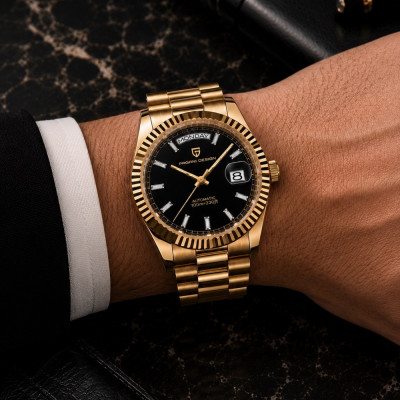Чоловічий годинник Pagani Design PD-1783 Gold-Black