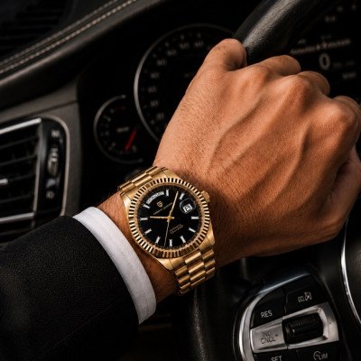 Чоловічий годинник Pagani Design PD-1783 Gold-Black