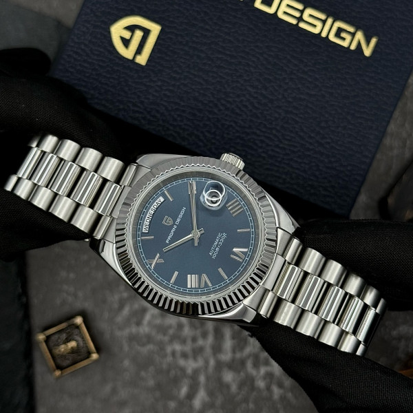 Чоловічий годинник Pagani Design PD-1783 Silver-Blue фото 7