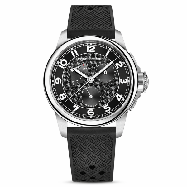 Мужские часы Pagani Design PD-1780 Black-Silver-Black фото 1