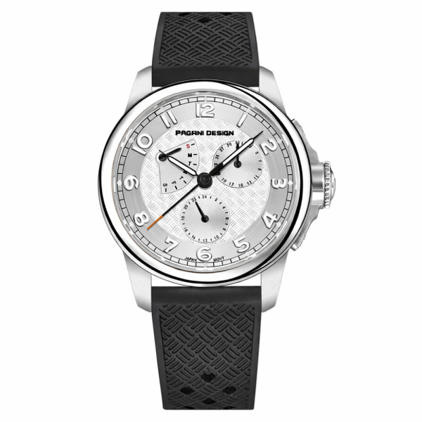 Чоловічий годинник Pagani Design PD-1780 Black-White фото 1