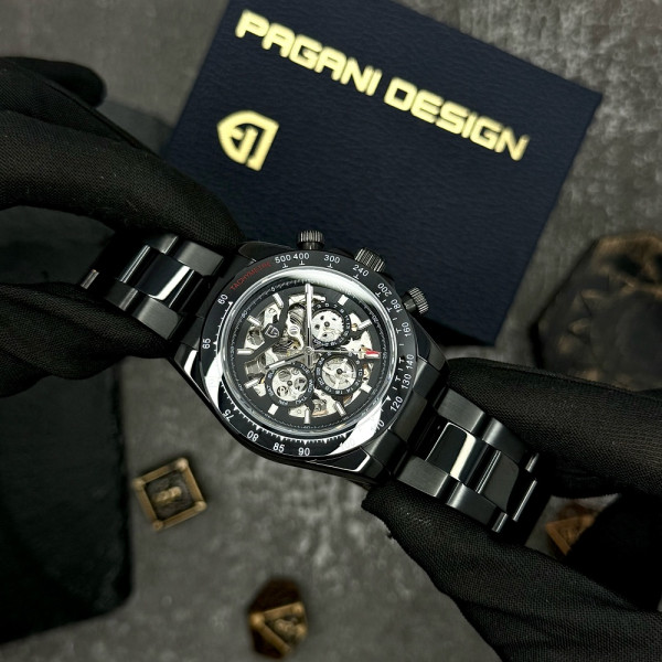 Мужские часы Pagani Design PD-1777 Black фото 7