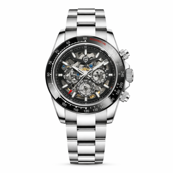 Мужские часы Pagani Design PD-1777 Silver-Black фото 1