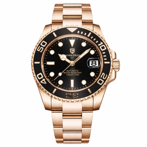 Чоловічий годинник Pagani Design PD-1651 Gold-Black фото 1