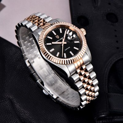 Pagani Design PD-1794M Silver-Rose Gold-Black