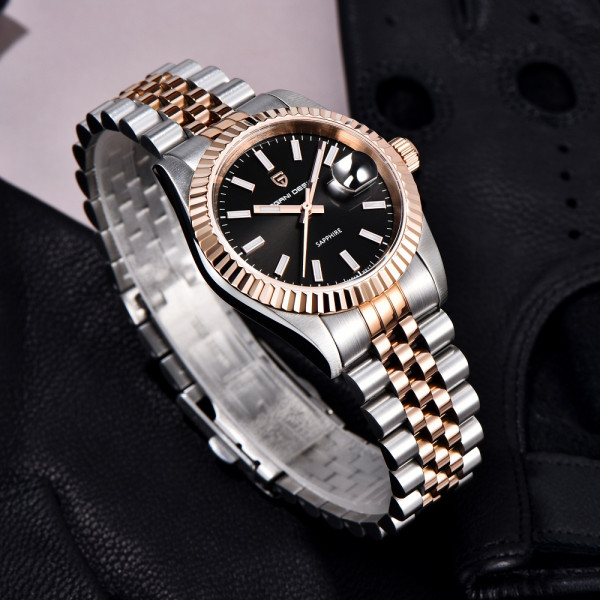 Чоловічий годинник Pagani Design PD-1794M Silver-Rose Gold-Black фото 6