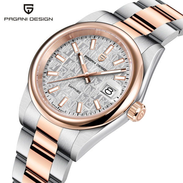 Мужские часы Pagani Design PD-1794M Silver-Rose Gold-White фото 3