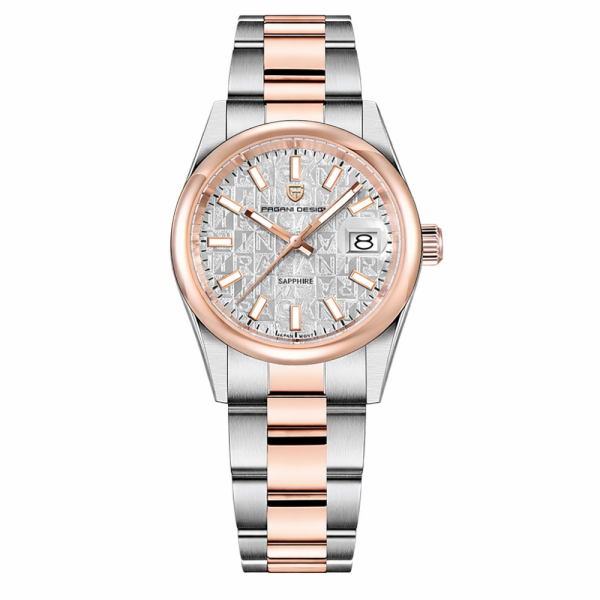 Мужские часы Pagani Design PD-1794M Silver-Rose Gold-White фото 1