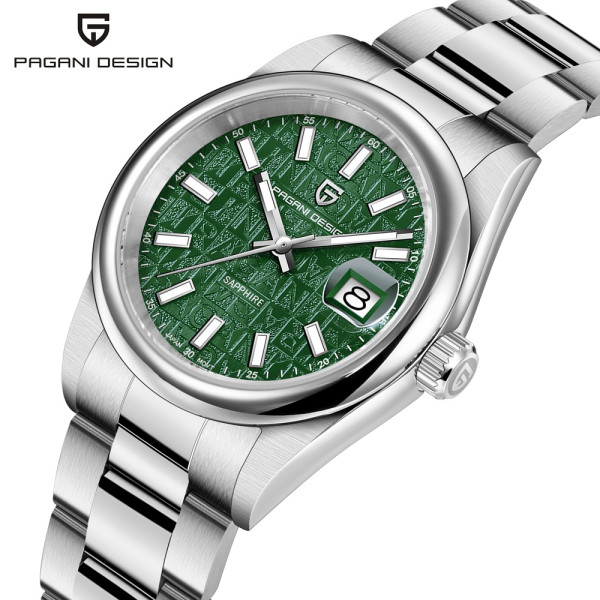 Мужские часы Pagani Design PD-1794M Silver-Green фото 3