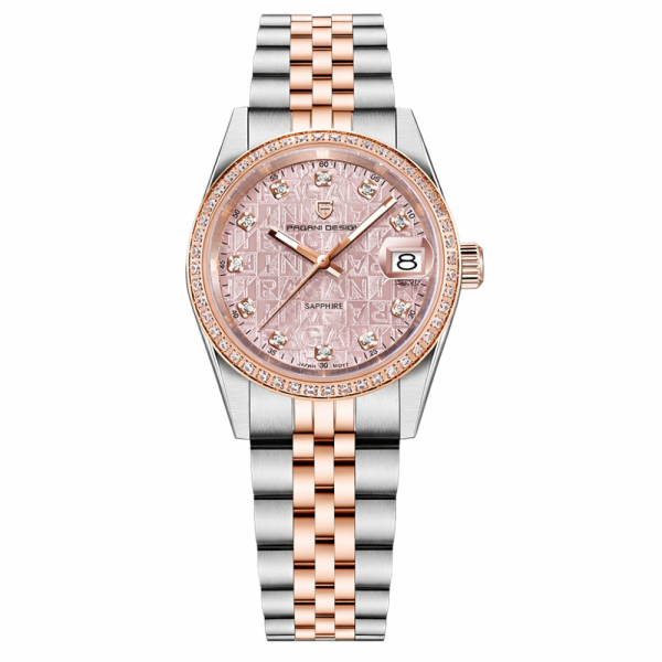 Женские часы Pagani Design PD-1794L Silver-Rose Gold-Pink фото 1