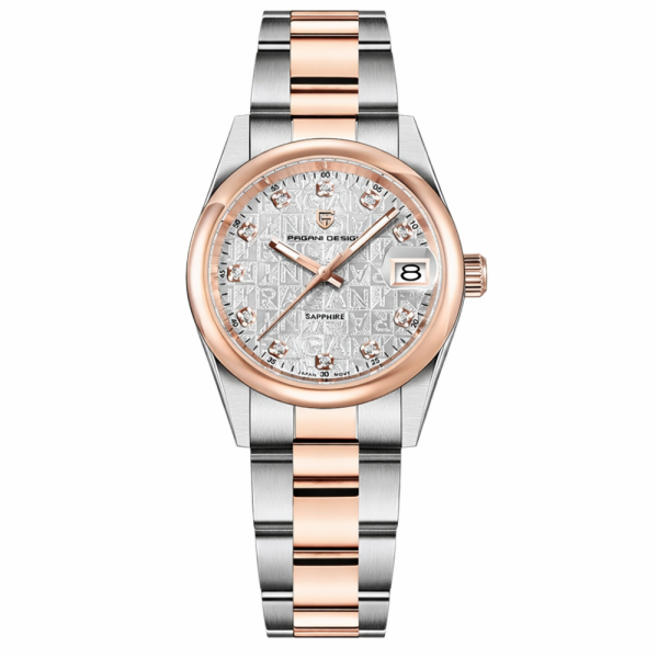 Женские часы Pagani Design PD-1794L Silver-Rose Gold-White фото 1