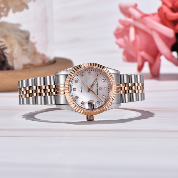 Жіночий годинник Pagani Design PD-1794L Silver-Rose Gold-White фото 4