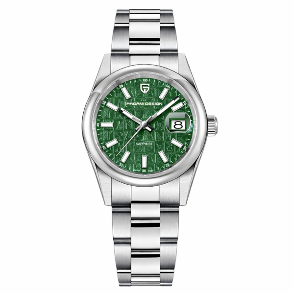 Чоловічий годинник Pagani Design PD-1794M Silver-Green фото 1