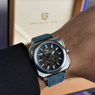 Чоловічий годинник Pagani Design PD-1791 Blue-Silver