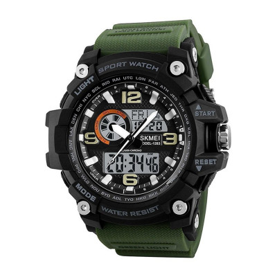 Мужские часы Skmei 1283 Black-Military Wristband.