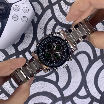 Skmei 1389SIBK Silver-Black-Black