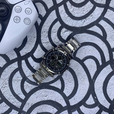 Skmei 1389SIBK Silver-Black-Black