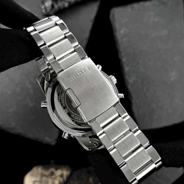 Мужские часы Skmei 1389BU Silver-Black-Blue фото 11