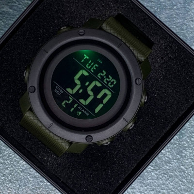 Skmei 1426AGWT Army Green-White